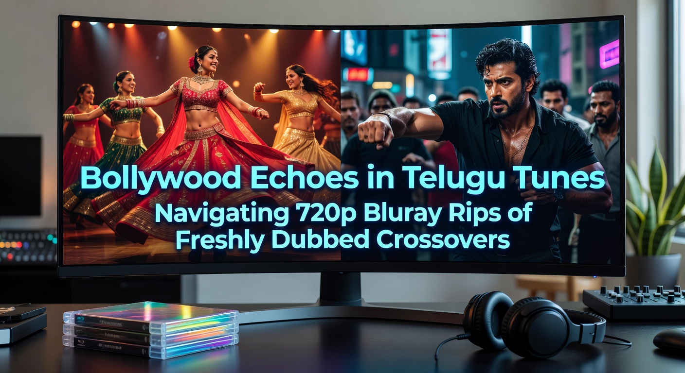 Poster collage of popular Bollywood films dubbed in Telugu, showcasing action scenes and stars like Shah Rukh Khan and Salman Khan in vibrant Telugu promotional art