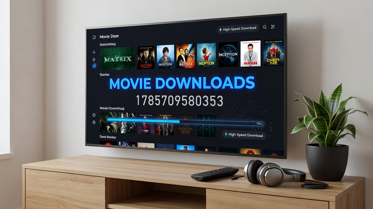 Digital movie files being transferred through secure network connections