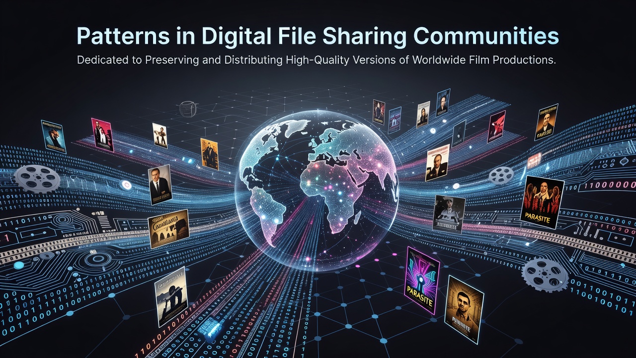 Overview of digital file sharing communities focused on film preservation